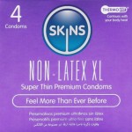 SKINS - LATEX-FREE CONDOMS XL PACK OF 4